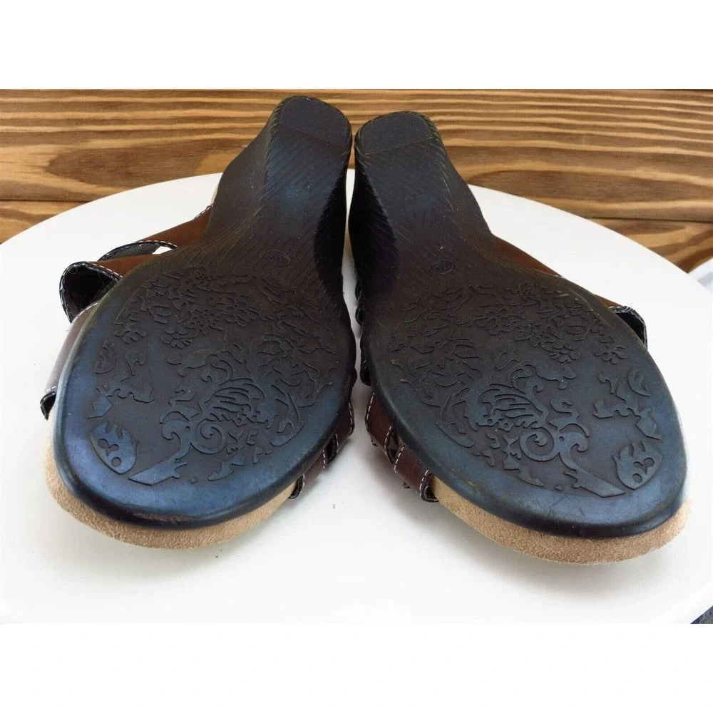 Nicole Size 11 Sandal Slide Brown Synthetic Women M Andes‎
